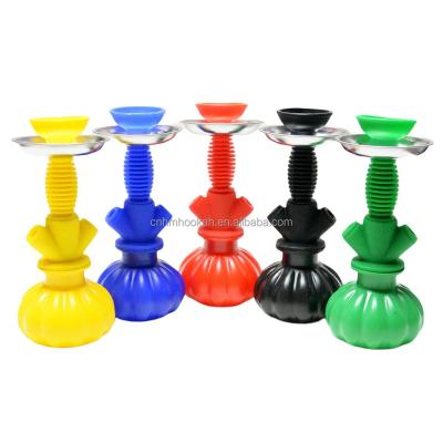 China wholesale Portable Unbreakable Narghile Mini silicone hookah Travel Pumpkin shisha à venda