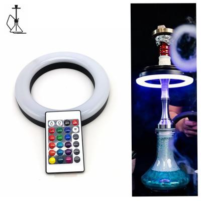 China 16 Color Hookah Spare Parts Led Ring Lamp 6inch  For Hookah Shisha for sale