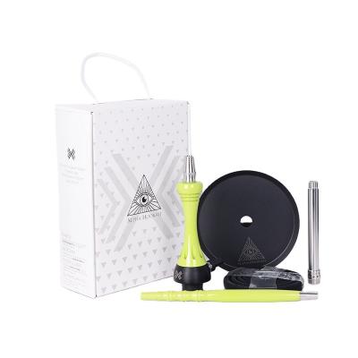 China AH-L-6730 Hookah Spare Parts Gift Box Set With Smoke Bottle Silicone Tube for sale