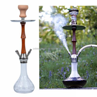 China 53cm Height Wooden Shisha Hookah  OEM  ODM All-Season Straight Type zu verkaufen