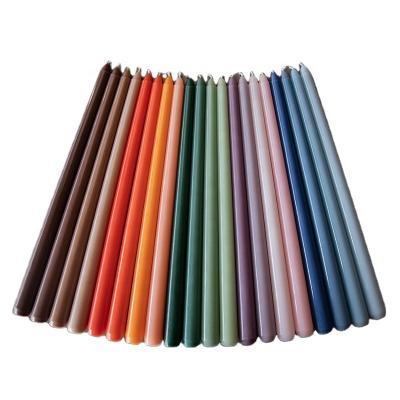 China Birthdays Wholesale 4pcs12 Inch Color Stick Pillar Candle Set For Wedding Birthday Party for sale