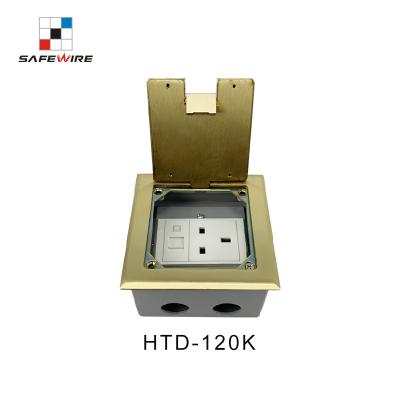 China HTD-120K/EU/US/Universal Open Type Residential/General Purpose Brass Alloy Socket Power Outlet With OEM Factory for sale