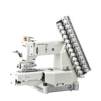 China Wholesale Price UH4412P Big Hook Multi-Chain Sewing 12 Needle Cylinder-bed High Speed ​​Sewing Machine for sale