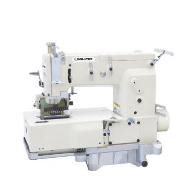 China Large hook maker supply UH1412P various groups needle position chainstitch double sewing machine for sale