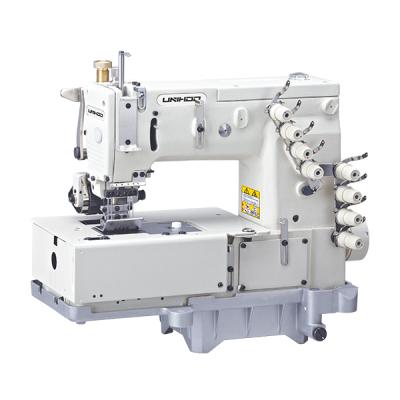 China UH1508PR UH1508PR high speed double belt chainstitch sewing machine for sale with split bottom puller for sale