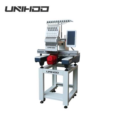 China For UH1201 Head 12 Flat Single Needles Embroidery Sewing Machine For Flat And Garment, T-shirt for sale