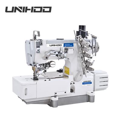 China Flat Bed High Speed ​​Coupling THREAD TRIMMER Direct Drive Sewing Machine with Thread Trimmer and Automatic Electric Foot Wiper and Pusher for sale