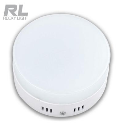 China 6w 12w AC85-265V Residential Round Acrylic Led Panel Light Surface Mounted for sale