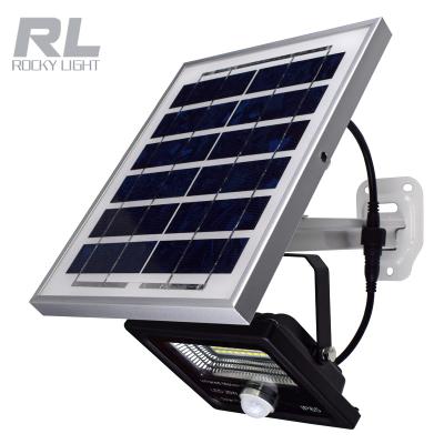 China LANDSCAPE 10W 20W 30W 50W 100W +Solar Sensor LED Flood Light LED Panel Flood Light with Bracket for Garden Yard for sale