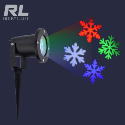 China Holiday Lighting Outdoor Waterproof LED Snowflake Lights Rotating Party Holiday Christmas Light Laser Wall Light Landscape Projector for sale