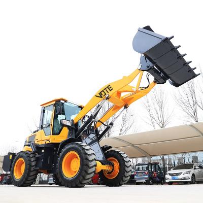 China Hotels VOTE new small backhoe wheel loader with CE ISO front end loader prices and factory price for sale backhoe loader for sale