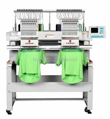 China high quality High Speed Embroidery Machine new two head flat for price for sale