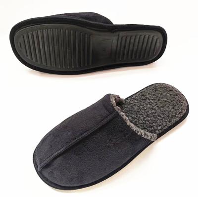 China Hot Selling Recyclable Customized Anti Slip Indoor Men Slipper Comfortable Warm Bedroom Slipper for sale