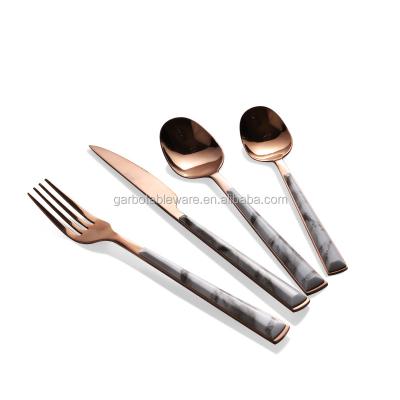 China New Design Sustainable Spoons And Forks Set Stainless Steel Cutlery 16pcs Set For Sale for sale