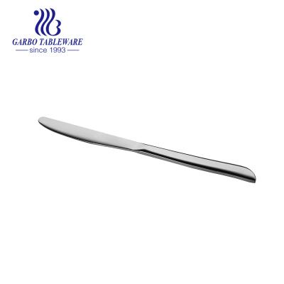 China Sustainable 430 Stainless Steel 180mm Knife Cutlery For Restaurant With SS Handle for sale