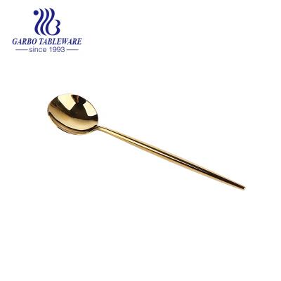 China Stock 304 Stainless Steel Large Stocked Spoon For Restaurant And Bar for sale