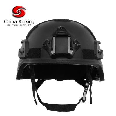 China XINXING Force Factory Black MICH Aramid Reinforced Bulletproof Helmet For Police Soldier Ballistic Helmet for sale