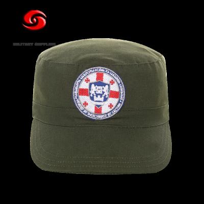 China XinXING Factory Georgia Polyester Cotton Custom Army Olive Green Military Combat Hat for sale