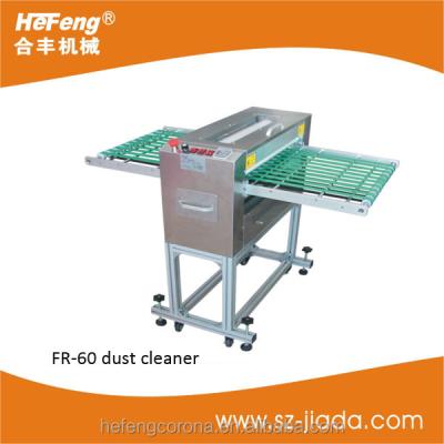 China Single / Double Sides Roller Film Sticky Dust Remove Machine FR-60 for sale