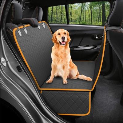 China New Travel Pets 100% Waterproof Folding Seat Protector Hammock Against Dogs Cat Cars Seat Covers Mat Suv Trunk Backseat For Pets for sale