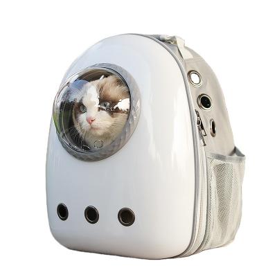 China Viable Pet Travel Bag Outside Space Capsulebreathable Backpack Portable Transparent Pet Carrier Bag for sale