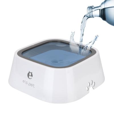 China 1.5L Anti-Overflow Cat Dog Water Bowl Slow Water Feeder Sustainable Dispenser Carried Floating Bowl Pet Fountain for sale