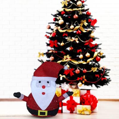 China Fabric Art In Stock Factory Direct Sale Nordic Minimalist Christmas Red Santa Claus For Office Party Living Room for sale