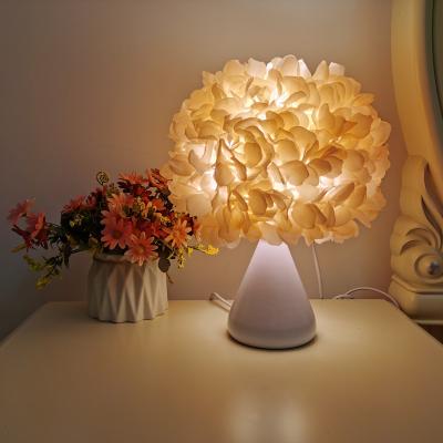 China Wholesale modern simple portable modern hotel restaurant home high-grade style 2021 decorative table lamp feather desk lamp for sale