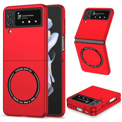 China Shockproof wireless charging case for samsung z flip 4 5g tpu pc hard phone case for samsung z fold 4 5g  z flip 3 z fold 3 for sale