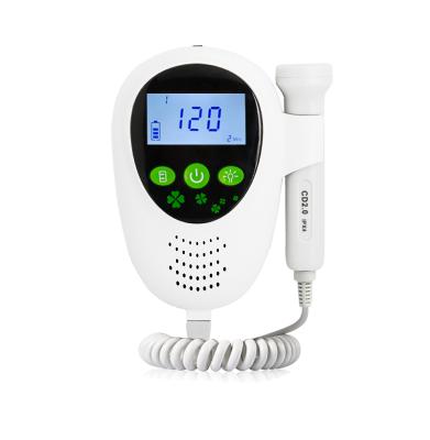 China China Wholesale Plastic High Quality Household Medical Fetal Doppler Monitor Machine With Patent for sale