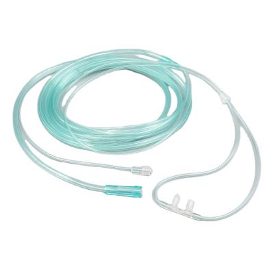 China Factory Direct Sales Medical PVC Nasal Cannula Oxygen Disposable Soft O2+CO2 Sampling Cannula for sale