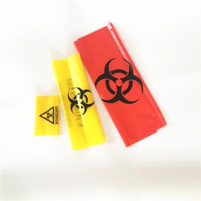 China High Quality Safety Biohazard Plastic Medical Disposable Clinical Waste Bag Biodegradable Red Medical Waste Bags for sale