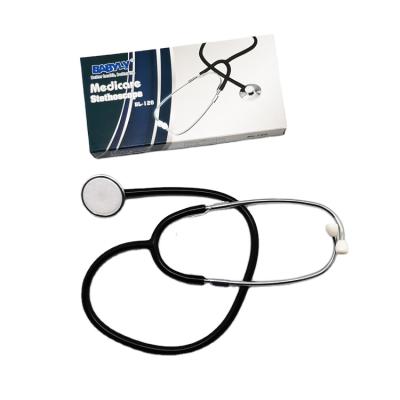 China Latex& Chinese High Quality Classical Medical Metal Products Single Head Lightweight Manual Stethoscope for sale