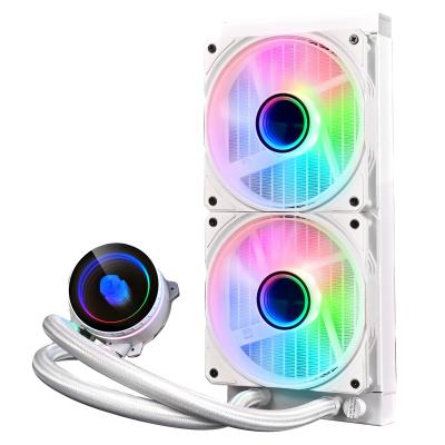 China Factory Customizable Water Cooled CPU Fan OEM PC Case Cooling LED Lights Fan Sale PC Case RGB Gaming Fan for sale