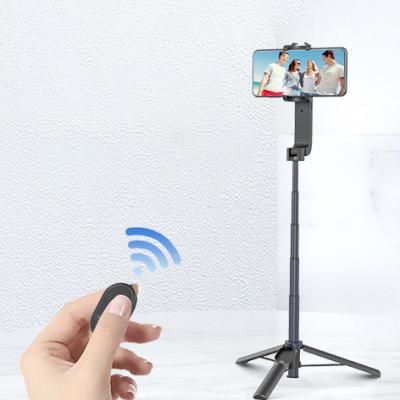 China Smartphone Handheld Stick Fold Sefie Video Stabilizer For Iphone Filming Wireless Remote Control Anti-shake for sale