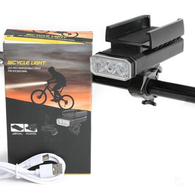 China Outdoor Activity Bike Accessories 6 Modes Bike Light Cell Phone Cycling Holder Rechargeable Cycle Light Led Headlight For Bike for sale