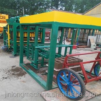 China block machine QT425 semi automatic cement concrete hollow block making machine for sale