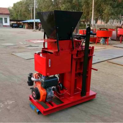 China JL2-25 interlock clay brick making machine for sale