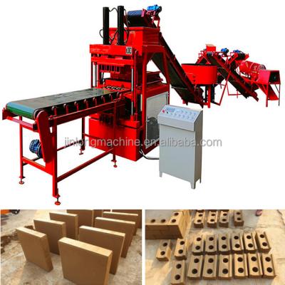 China interlocking brick machine JL4-10 fully automatic hydraulic block clay brick making machine zu verkaufen