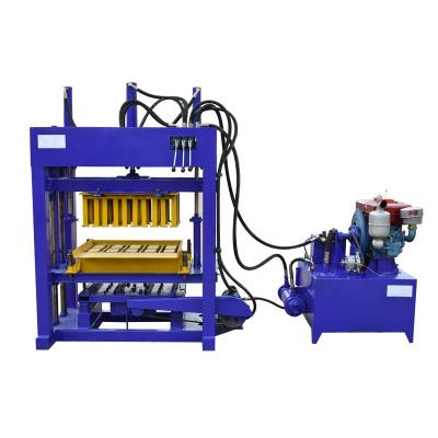 China diesel block making machine QT4-40 hydraulic diesel block machine diesel power block making machine for sale