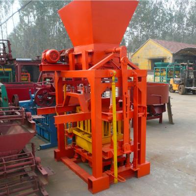 China concrete brick machine qt4-35 fly ash brick making machine for sale