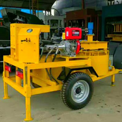 China with two wheels WT1-20M movable interlocking clay brick making machine for sale