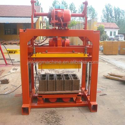 China QTJ4-40 hollow cement brick maker Brick Production Line 1600*1200*2150mm Te koop