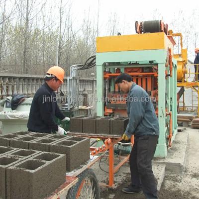 China qt4-15 automatic concrete block machine,machine de fabrication de parpaings automatique Te koop