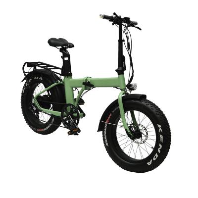 China Hot Sale New Design Aluminum Alloy China Wholesale 20 Inch 48v 500w Aluminum Frame Tire Folding Electric Bike for sale