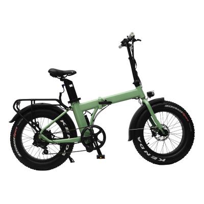 China Aluminum alloy 48v 500w 750w 13ah lithium battery seatpost fat tire folding electric snow bike for sale