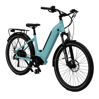 China New Design Aluminum Alloy ebike 48V12ah Fork 500w/48v Motor Midonkey 12.8 Long A CE City Electric Bike for sale