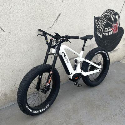 China Bafang MMG510 Disc Brake Carbon Fiber Magura MT5E Electric Mountain Bike Mid Motor Full Suspension Hydraulic Ebike Fat Tire for sale