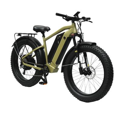 China Most Popular Dual Alloy 26Ah Battery 1200w 1000W Aluminum Men's Alloy 26 Inch 4.5 Electric Fat Bicycle Snow Bike for sale