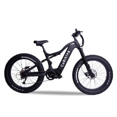 China 2021 new ebike 11 speed carbon fiber full suspension bafang mid drive electric mountain bike with Eu stock for sale